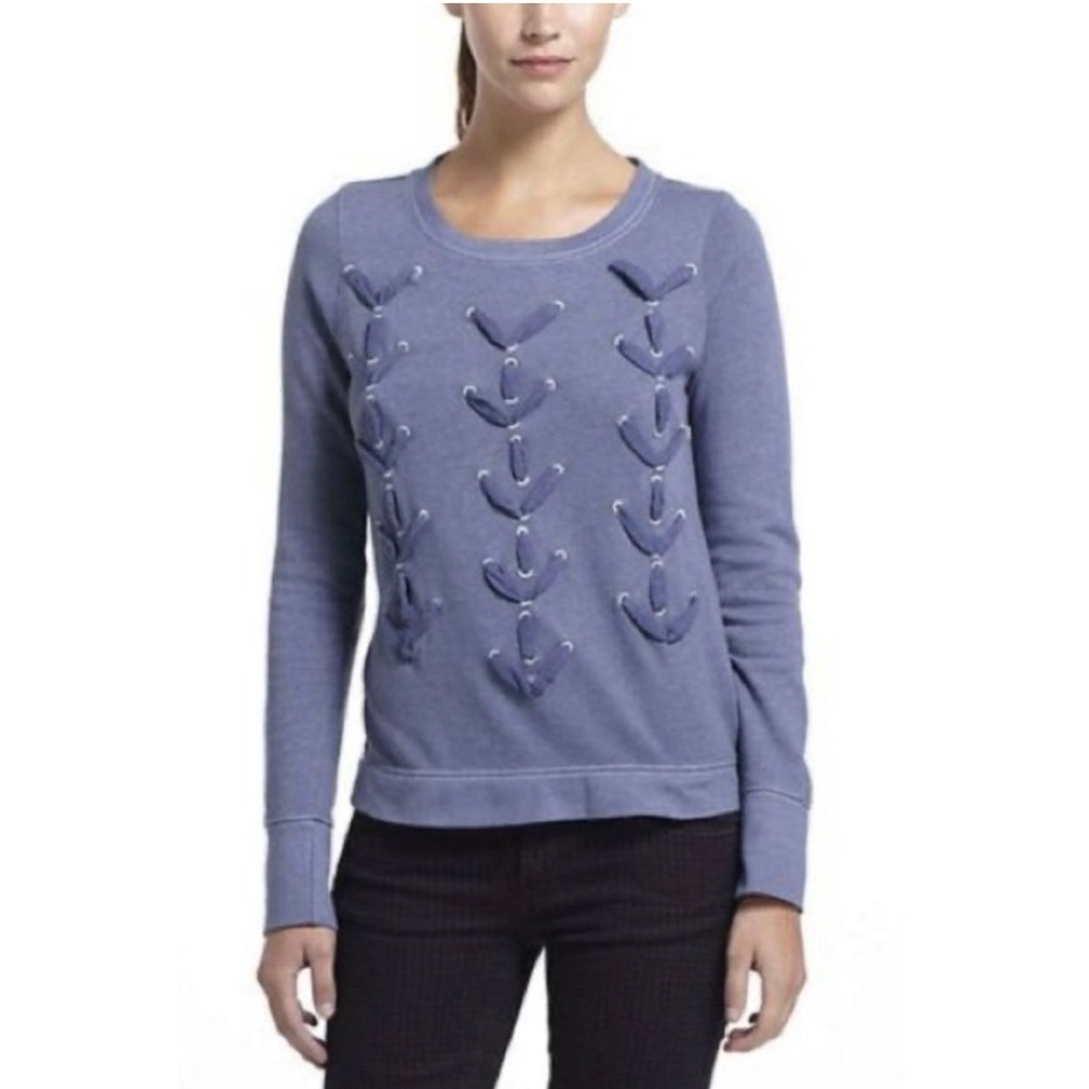 Lilka Anthropologie Fisherman Knot Sweater Sweatshirt